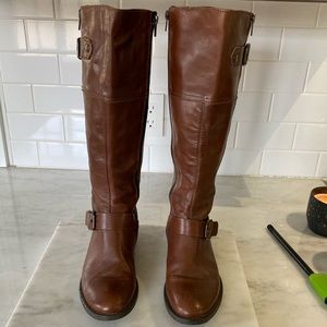 ALDO Cognac Riding Boots Size 7